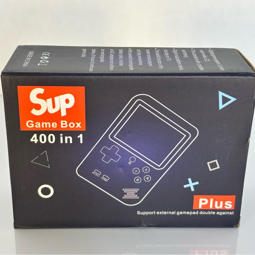 Game Box Plus 400-in-1 Handheld Console - Black
